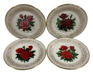 6141 - 4 Gorham Frank Bly Plates - 10.5" Round