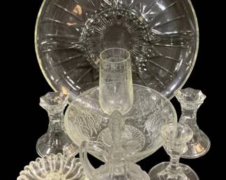 6698 - Lot of Assorted Glass Items