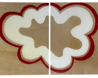 1331 - 2 Pop Art Acrylic Wall Art - 20 x 24 x 1.5