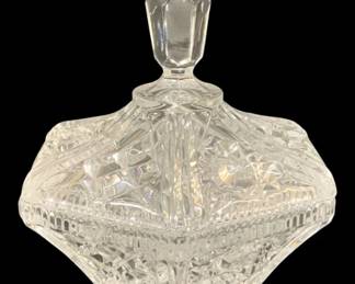 6727 - Crystal Candy Dish - 9.5 x 7 x 7