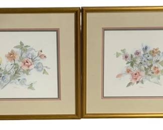 7549 - 2 Framed Prints - SIgned - 22 x 24