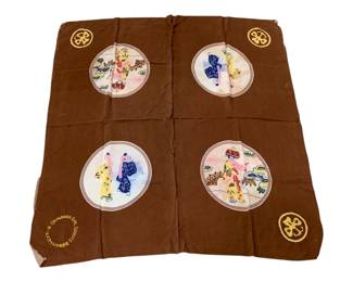 6102 - Vintage Cloth Girl Scout's Tapestry - 31 x 33