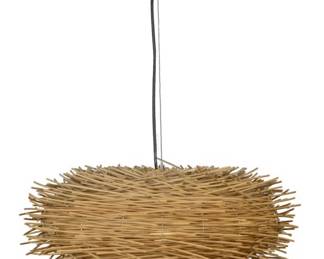 27 - Hanging Nest Pendant Fixture (Description): As is electric/electronic/mechanical item. No  guarantee all components, untested.