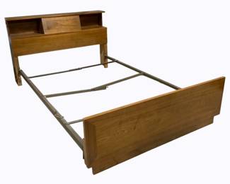 6312 - Johnson Carper Bookcase Headboard Bed (Description): full size 37 x 57.5 x 94