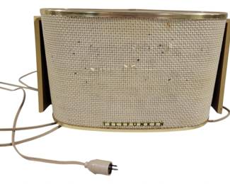 346 - 1960's Vintage Telefunken Speaker (Description): 7 x 11 x 5 Used as is electric/electronic/mechanical  item. No guarantee all components, untested.