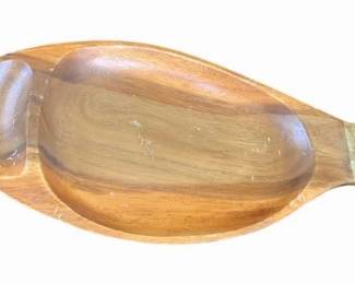 4939 - Wooden Fish Tray - 19 x 8