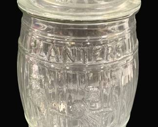 6384 - Planter's Peanuts Glass Store Jar - 13 x 8