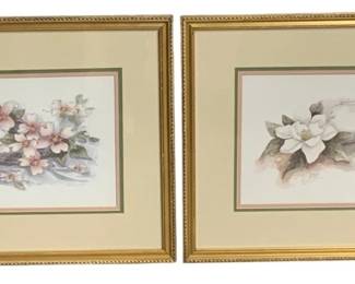7543 - 2 Framed Prints - 19 x 22