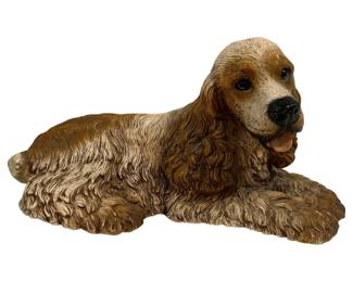 6086 - Resin Dog Statue - 14 x 8 x 7