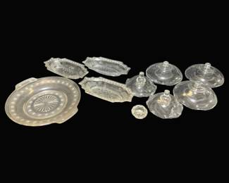 1377 - Mid Century Pressed Glass & More