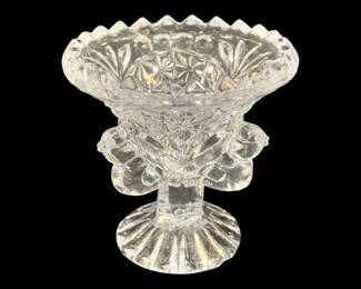 5862 - Hofbauer Crystal "Byrdes" Egg Cup - 2.75" Tall