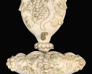 6903 - Vintage Plaster Wall Urn - 14 x 23