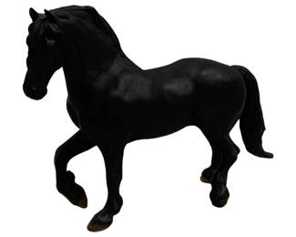 1801 - Breyer Matte Black Friesian - 10 x 11 x 3