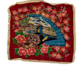 6096 - WWII Souvenir Pillow Cover - 16 x 16