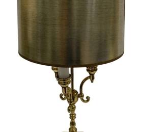 6854 - Vintage Candelabra Table Lamp - 23" Tall (Description): Used as is electric/electronic/mechanical  item. No guarantee all components, untested.
