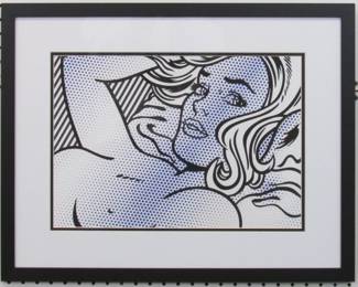 9037 - Seductive Girl by Roy Lichtenstein (Description): 25.5 X 20