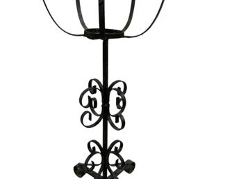 1320 - Wrought Iron Twisted Design Plant Stand (Description): 11 x 23