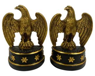 6879 - Pair Eagle Bookends - 9 x 6 x 5.5