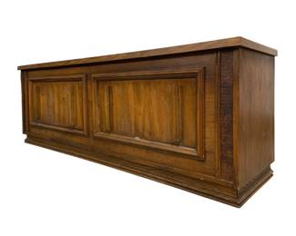 7568 - Mid-Century Modern 2 Drawer Console Chest (Description): 25 x 72 x 20