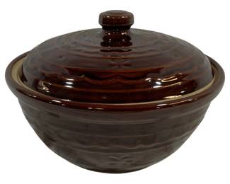 5876 - Mar Crest Stoneware Covered Dish - 8 x 6