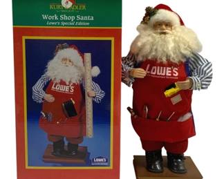 6667 - Kurt Sadler Lowe's Work Shop Santa w/ Box