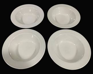 5614 - 4 Glass Bowls - 9.75" Round