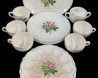 5809 - 12 Pc Set Floral Pattern China