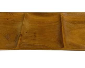 4146 - Vintage Wood Serving Tray - 25 x 10.25