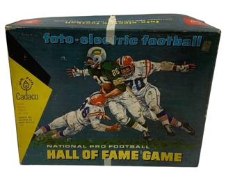 6104 - Cadaco Football Electric Game w/ Box (Description): Used as is electric/electronic/mechanical  item. No guarantee all components, untested.