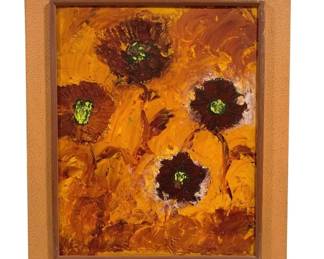 4325 - Framed Oil on Board - Not Signed - 21 x 25