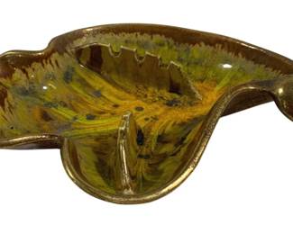 4138 - California Pottery Ashtray - 10.5 x 8 1/4