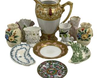 6793 - Lot of Assorted Glass Decor Items