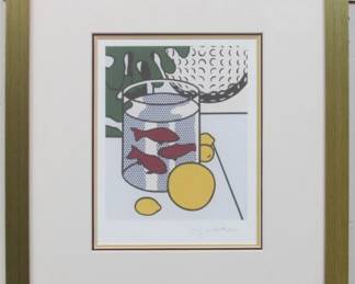 9064 - Still Life with Goldfish Bowl by Henri Matisse (Description): 14 X 16