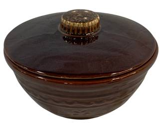 5883 - Mar Crest Stoneware Covered Dish - 8 x 6