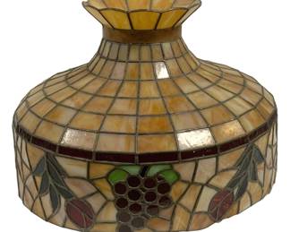 1017 - Stained Glass Lampshade - 15 x 21