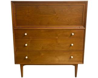 6216 - Drexel Declaration Gentleman's Chest (Description): 45.5 x 38 x 21.25, fitted interior drawers  behind drop front