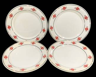 6817 - 4 Coca Cola Plates - 10.5" Round