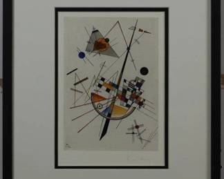 9053 - Delicate Tension by Wassily Kandinsky (Description): 13.5 X 16
