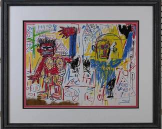 9046 - Untitled Giclee by J.M. Basquiat (Description): 21.5 X 25.5