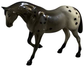 1773 - Hartland Grey Leopard Appaloosa (Description): 6.5 x 2 x 5.5