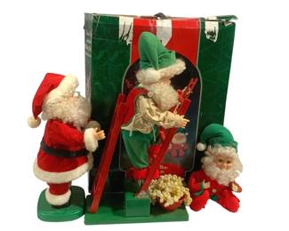 6671 - Santa's Best Animatronic w/ Box (Description): Used as is electric/electronic/mechanical  item. No guarantee all components, untested.