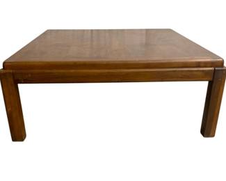 6220 - Lane Square Walnut American Coffee Table (Description): 14 x 35 x 35