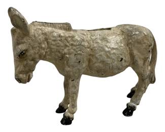 6067 - Cast Iron Donkey Bank - 7 x 5.5 x 2
