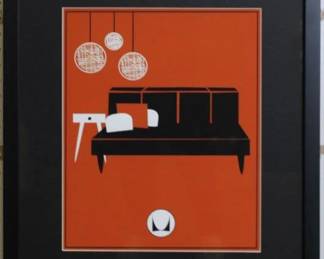 9128 - Mid Century Modern Herman Miller Ad (Description): 20 X 23