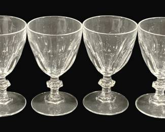 6194 - 4 Cristal D'Arques Cordial Glasses 3.25"