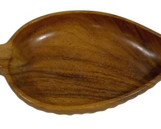 4359 - Monkey Pod Wood Serving Bowl - 8 x 13