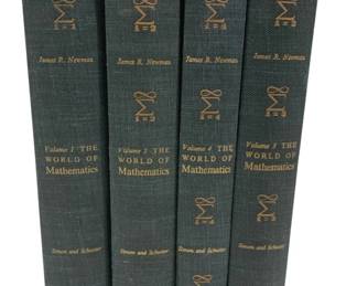 6787 - 4 Volume Set The World of Mathematics 1956