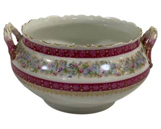 6680 - Antique Austrian Porcelain Bowl - 8 x 4.25