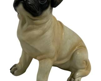 6068 - Ceramic Dog Statue - 8.5 x 6.5 x 4