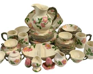 1019 - 54 Piece Set Franciscan Desert Rose China